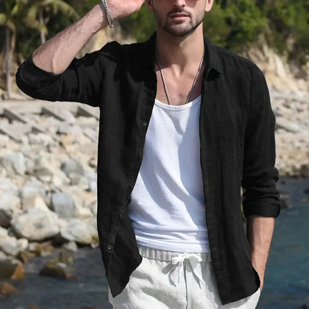 https://ae01.alicdn.com/kf/S07b02ee6001845d597d9dada6be6671fa/2023-Men-s-Pure-Cotton-Solid-Color-Long-Sleeve-Shirt-Youth-Casual-Cardigan-Shirt-Coat-Men.jpg
