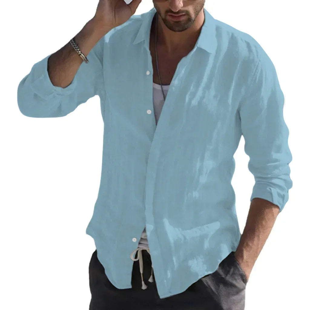 https://ae01.alicdn.com/kf/S6ba29cea2e2742f28b9b44b830ce4258d/2023-Men-s-Pure-Cotton-Solid-Color-Long-Sleeve-Shirt-Youth-Casual-Cardigan-Shirt-Coat-Men.jpg