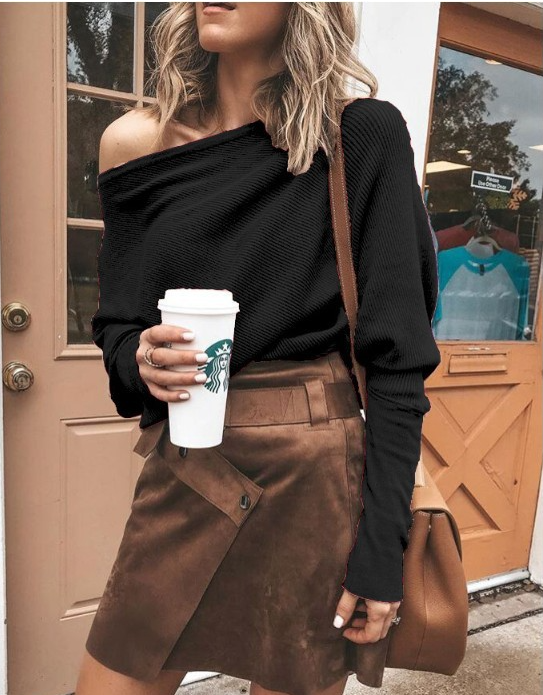 The Elowen Straight-Neck Sweater – Distinctive Rotator Sleeves