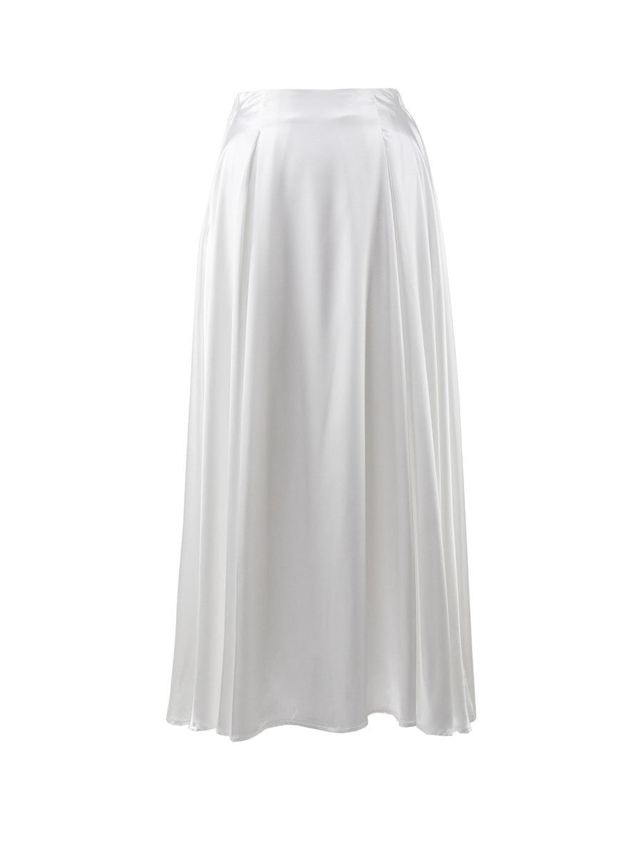 Graceful Satin Maxi Skirt – Modern Women’s Fashion