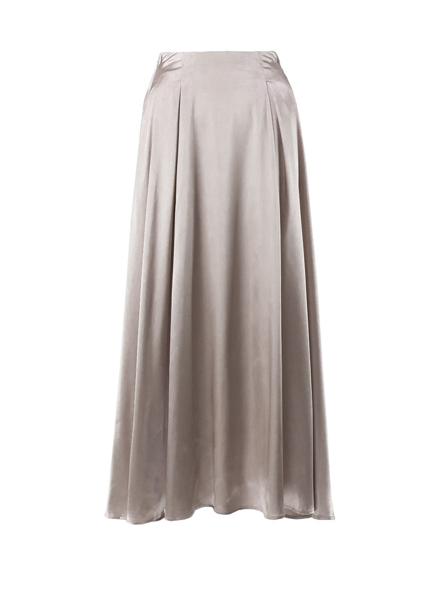 Graceful Satin Maxi Skirt – Modern Women’s Fashion
