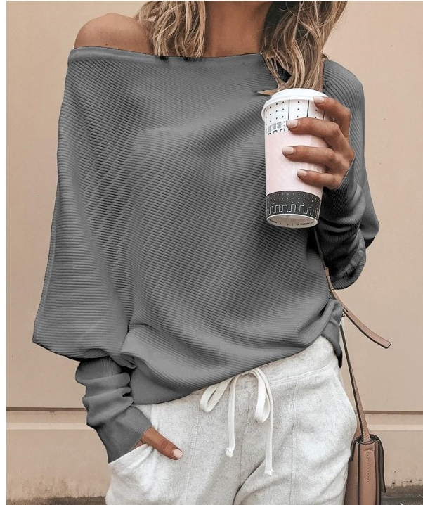 The Elowen Straight-Neck Sweater – Distinctive Rotator Sleeves