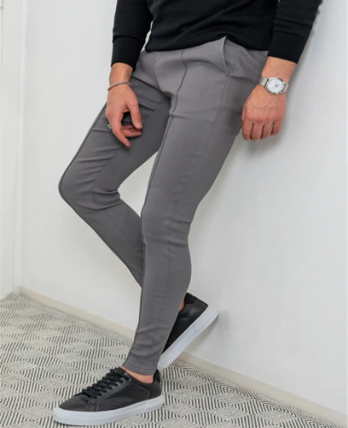 Italian Tailor Slim Fit Trousers – Men’s Business Elegance