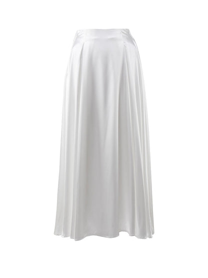 Graceful Satin Maxi Skirt – Modern Women’s Fashion