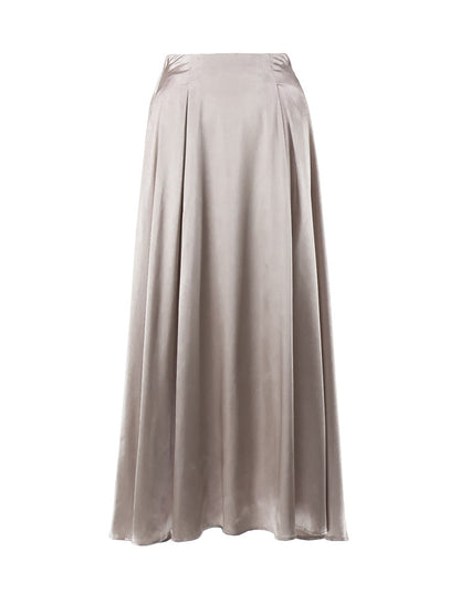 Graceful Satin Maxi Skirt – Modern Women’s Fashion